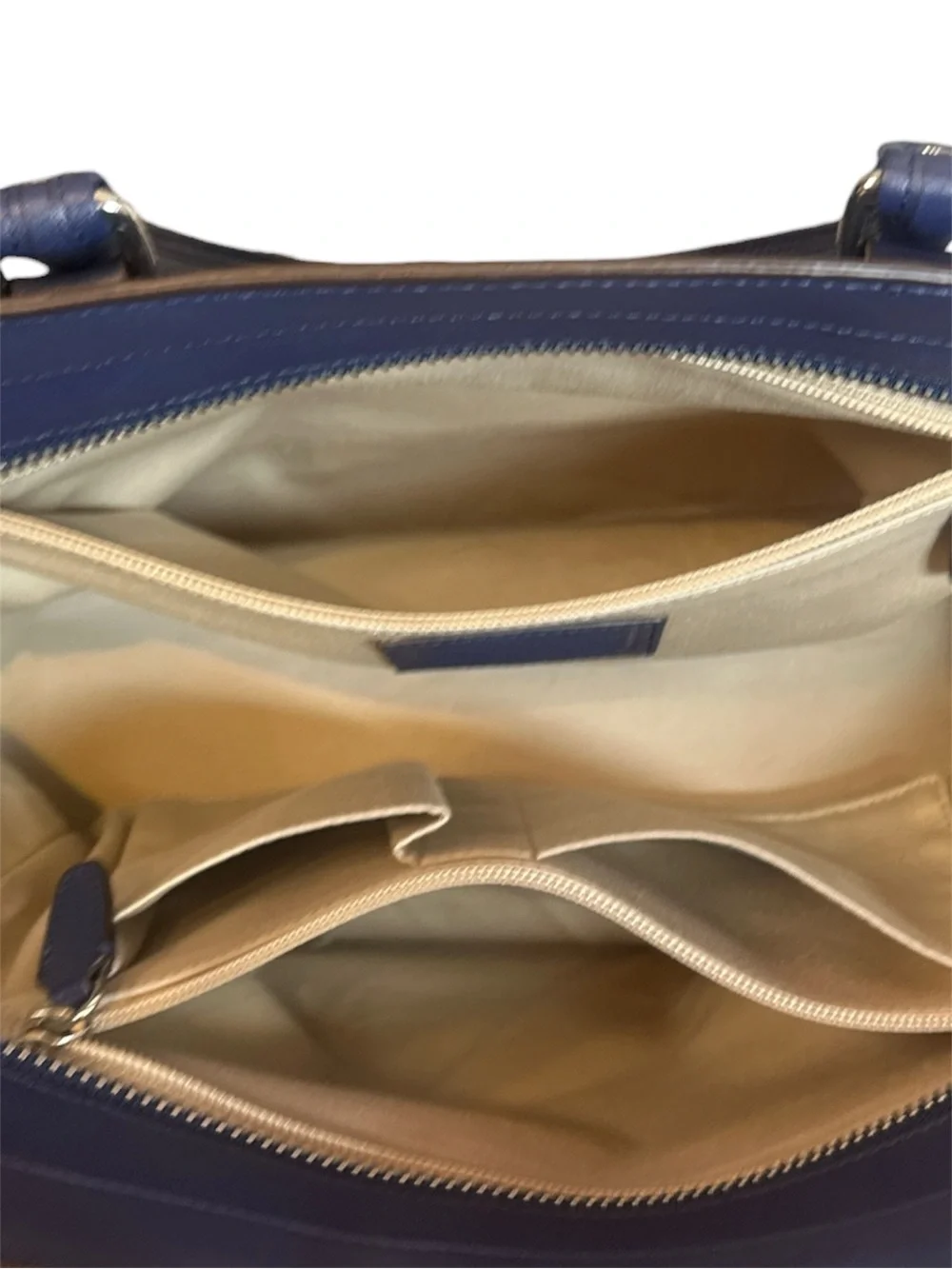 COACH Legacy Perforated Leather Candace Carryall Tote Like New - Picture 13 of 16
